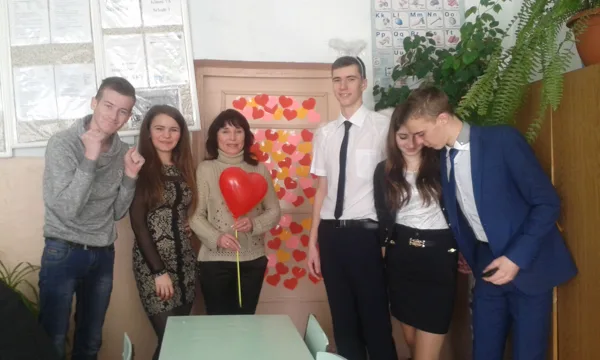 Сердечка любовіт від одинадцятикласників